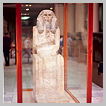 Statue of Djoser from his sebab at Saqqara