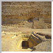 The step pyramid east entrance..